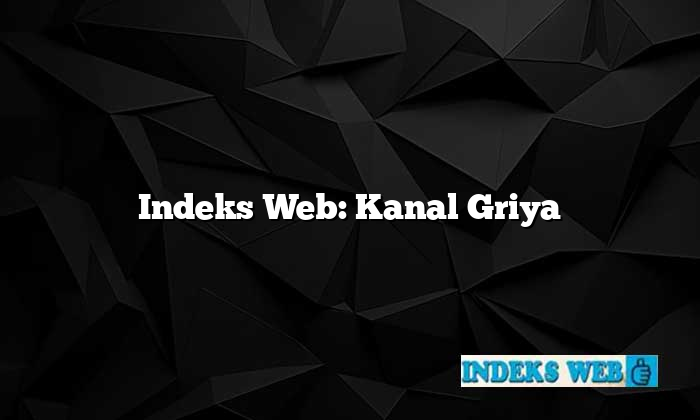 Indeks Web: Kanal Griya